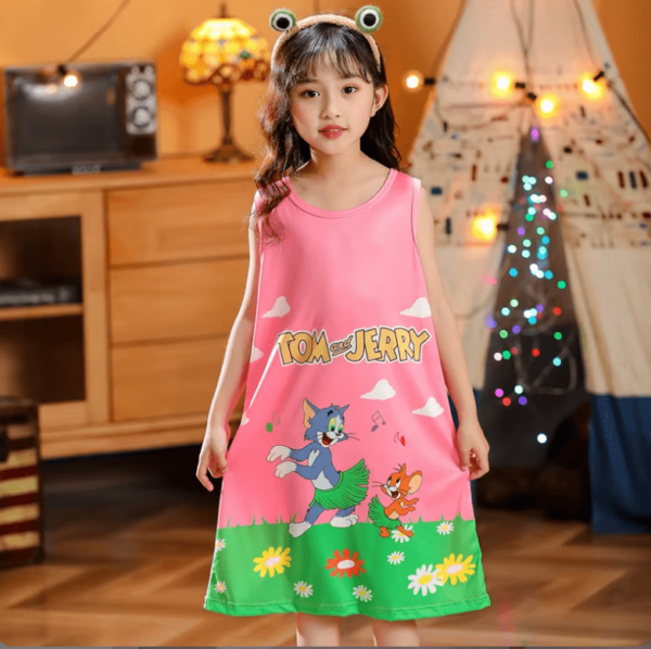 Robe De Nuit Princesse Pour Filles – Image 2